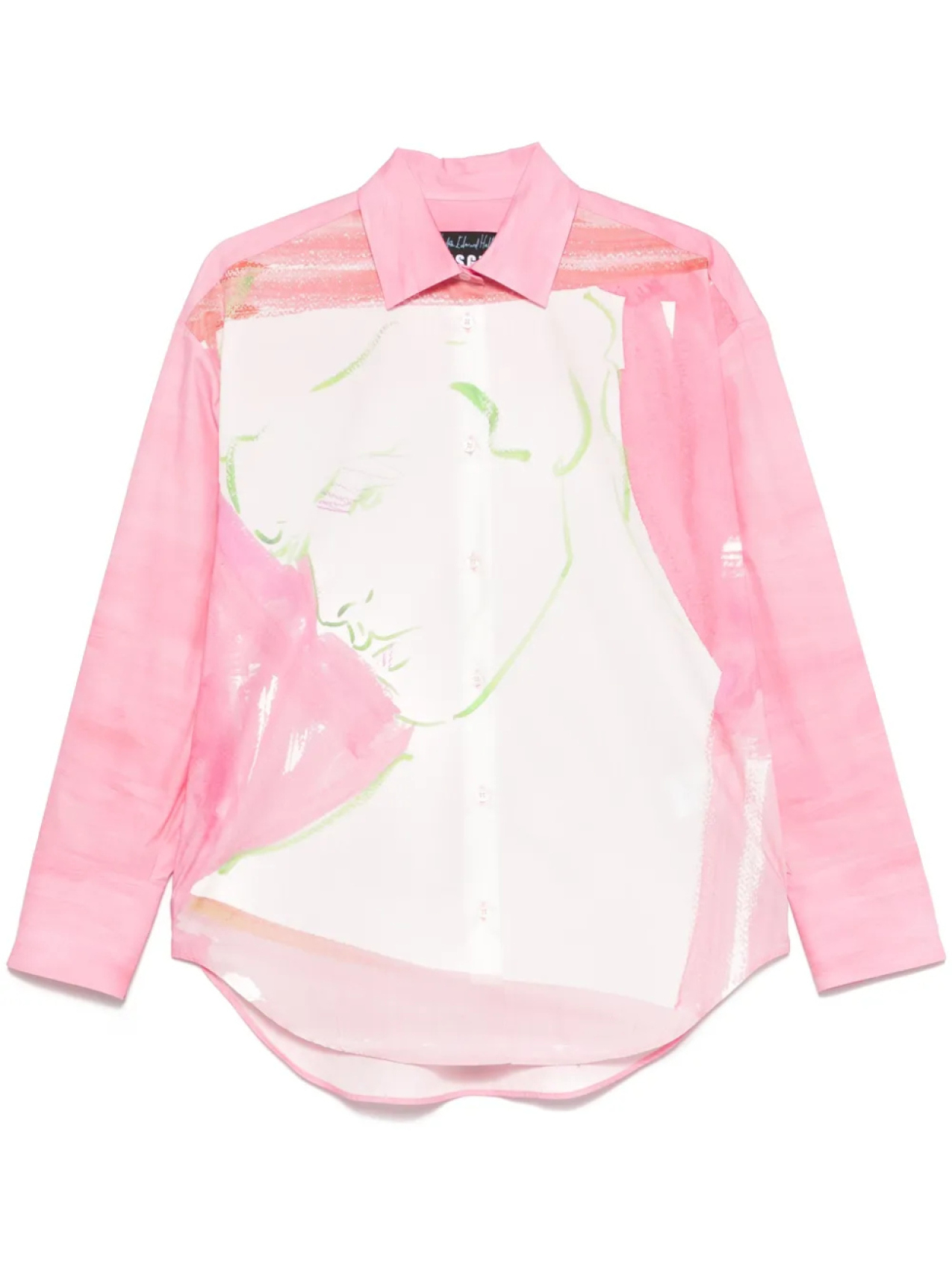 MSGM рубашка с принтом из коллаборации с Luke Edward Hall, розовый
MSGM рубашка с принтом из коллаборации с Luke Edward Hall, розовый