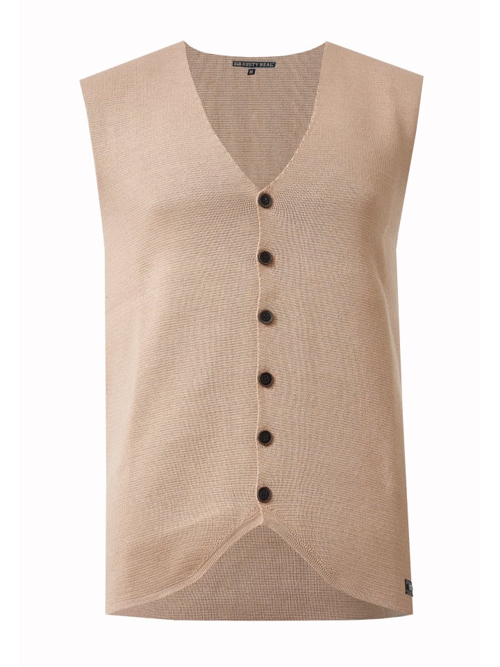 Rusty Neal Вязаный жилет верблюжьего цвета
Rusty Neal Вязаный жилет верблюжьего цвета