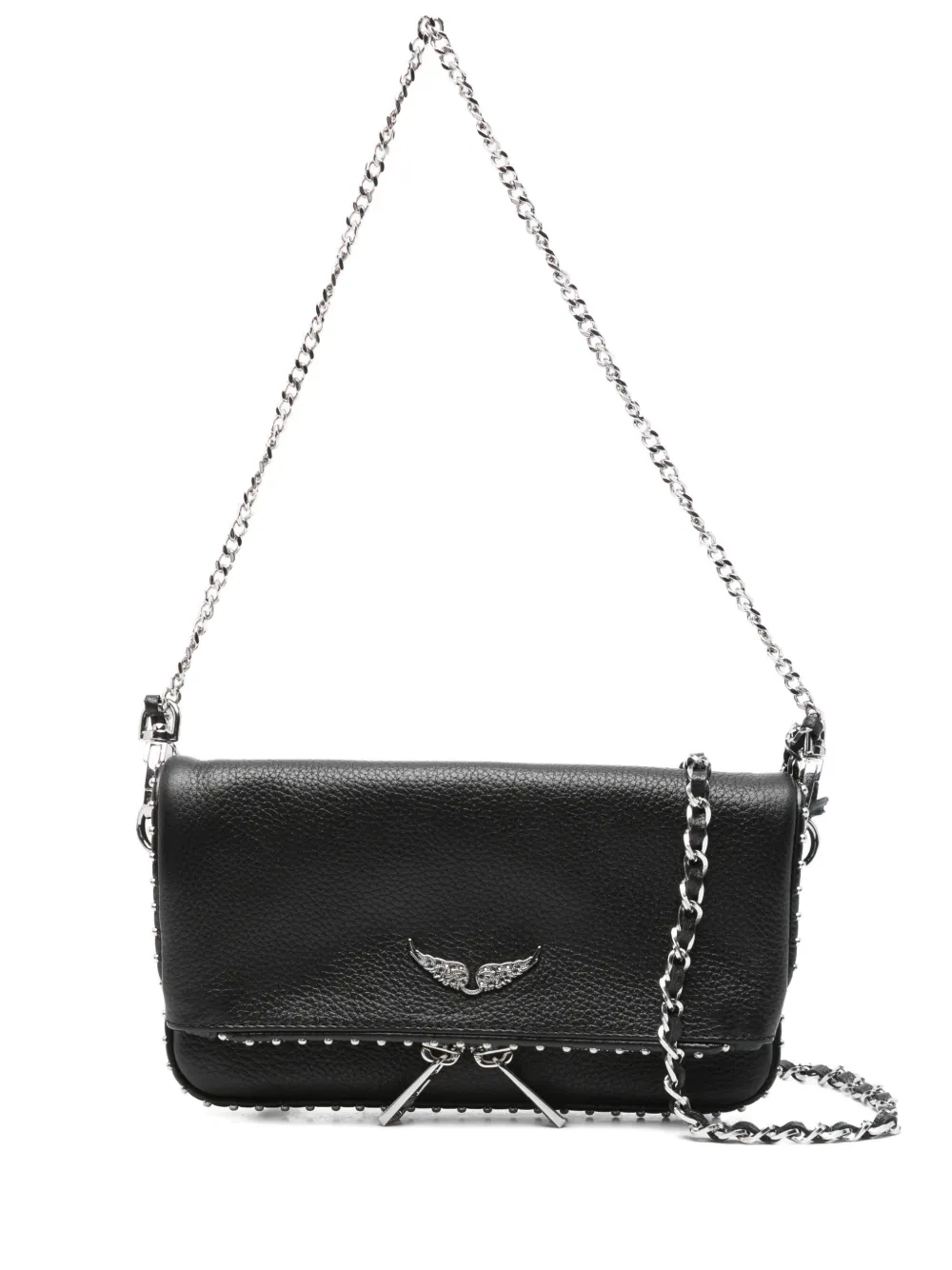 Кожаная сумка через плечо Rock Nano с заклепками Zadig&Voltaire, черный
Кожаная сумка через плечо Rock Nano с заклепками Zadig&Voltaire, черный