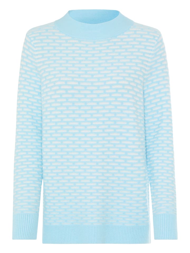 Вязаный свитер из атласа синего меланжа Olsen
Вязаный свитер из атласа синего меланжа Olsen