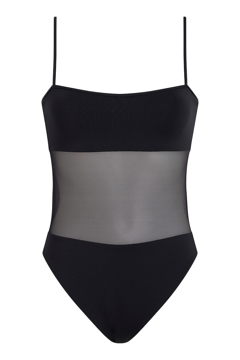 Слитный купальник Calvin Klein с сетчатыми вставками, черный
Слитный купальник Calvin Klein с сетчатыми вставками, черный