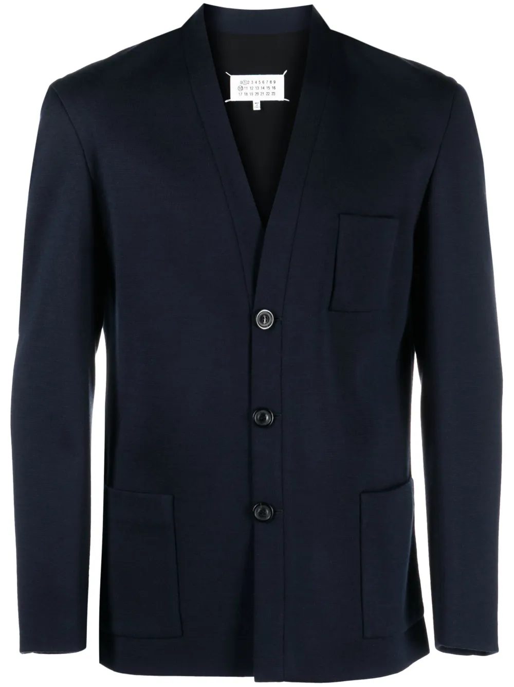 Однобортный пиджак с декоративной строчкой Milano MAISON MARGIELA, синий
Однобортный пиджак с декоративной строчкой Milano MAISON MARGIELA, синий