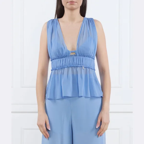 Облегающий топ Patrizia Pepe, синий
Облегающий топ Patrizia Pepe, синий