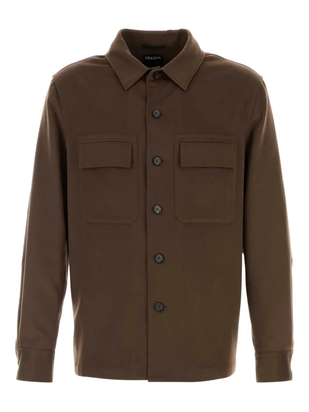 Рубашка с нагрудным карманом Zegna, коричневый
Рубашка с нагрудным карманом Zegna, коричневый