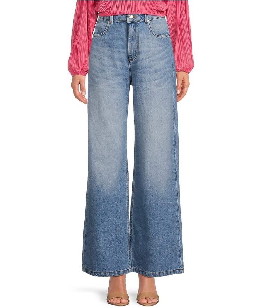 Джинсы Gianni Bini Mariposa Denim с широкими штанинами и средней потертостью, синий
Джинсы Gianni Bini Mariposa Denim с широкими штанинами и средней потертостью, синий