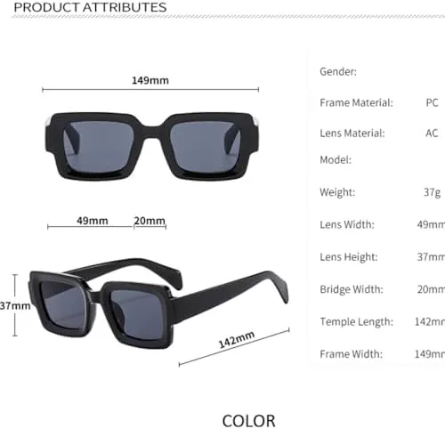 Квадратные панк-солнцезащитные очки. Модный простой дизайн для защиты от солнца на открытом воздухе. Солнцезащитные очки для защиты от солнца MTZJH, Demi
Квадратные панк-солнцезащитные очки. Модный простой дизайн для защиты от солнца на открытом воздухе. Солнцезащитные очки для защиты от солнца MTZJH, Demi