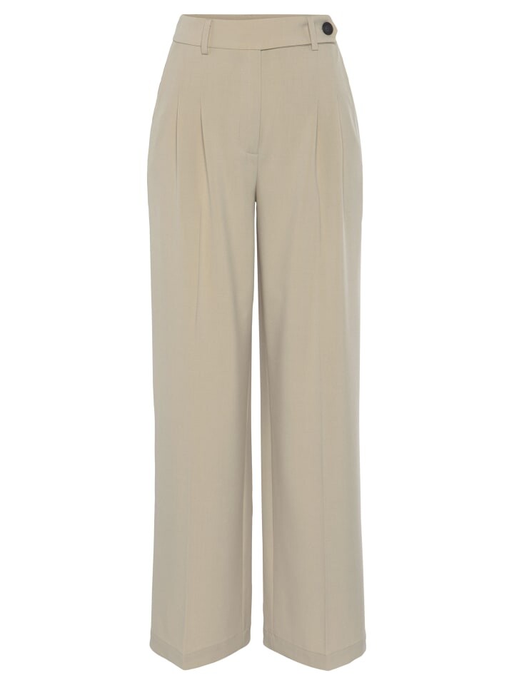 Тканевые брюки LASCANA, песочный
Тканевые брюки LASCANA, песочный