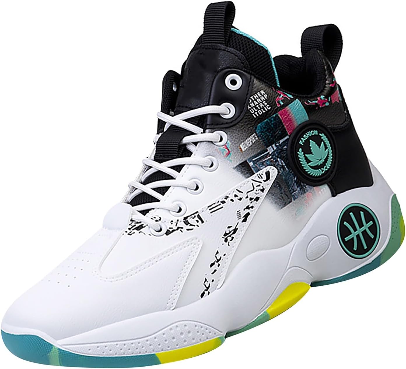 Мужские дышащие баскетбольные туфли с шнуровкой, амортизация, модные высокие не скользящие кроссовки Casual для мужских кожаных кроссовок Generic, зеленый
Мужские дышащие баскетбольные туфли с шнуровкой, амортизация, модные высокие не скользящие кроссовки Casual для мужских кожаных кроссовок Generic, зеленый