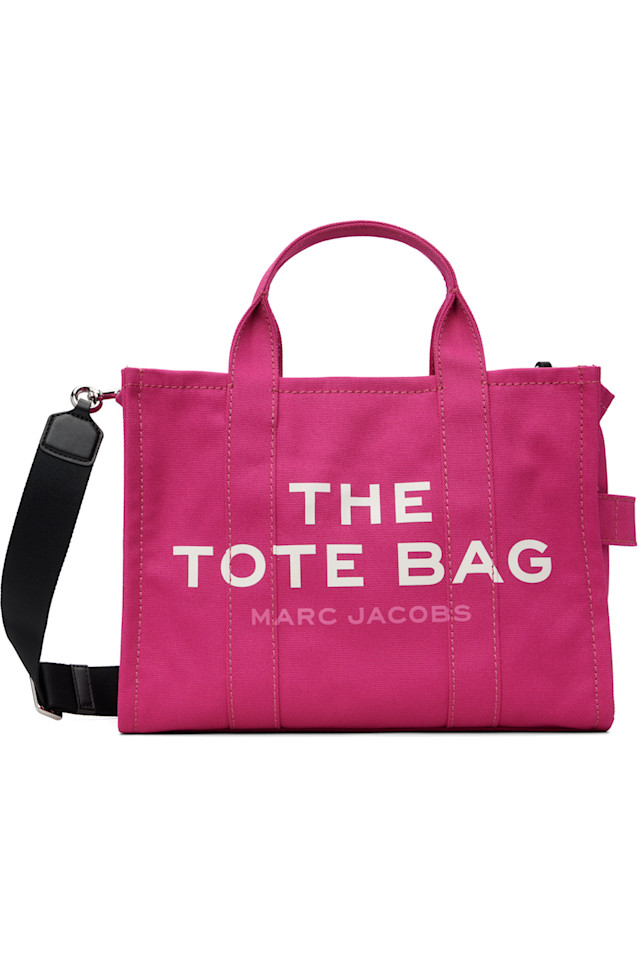 Marc Jacobs Розовая холщовая сумка-тоут среднего размера
Marc Jacobs Розовая холщовая сумка-тоут среднего размера
