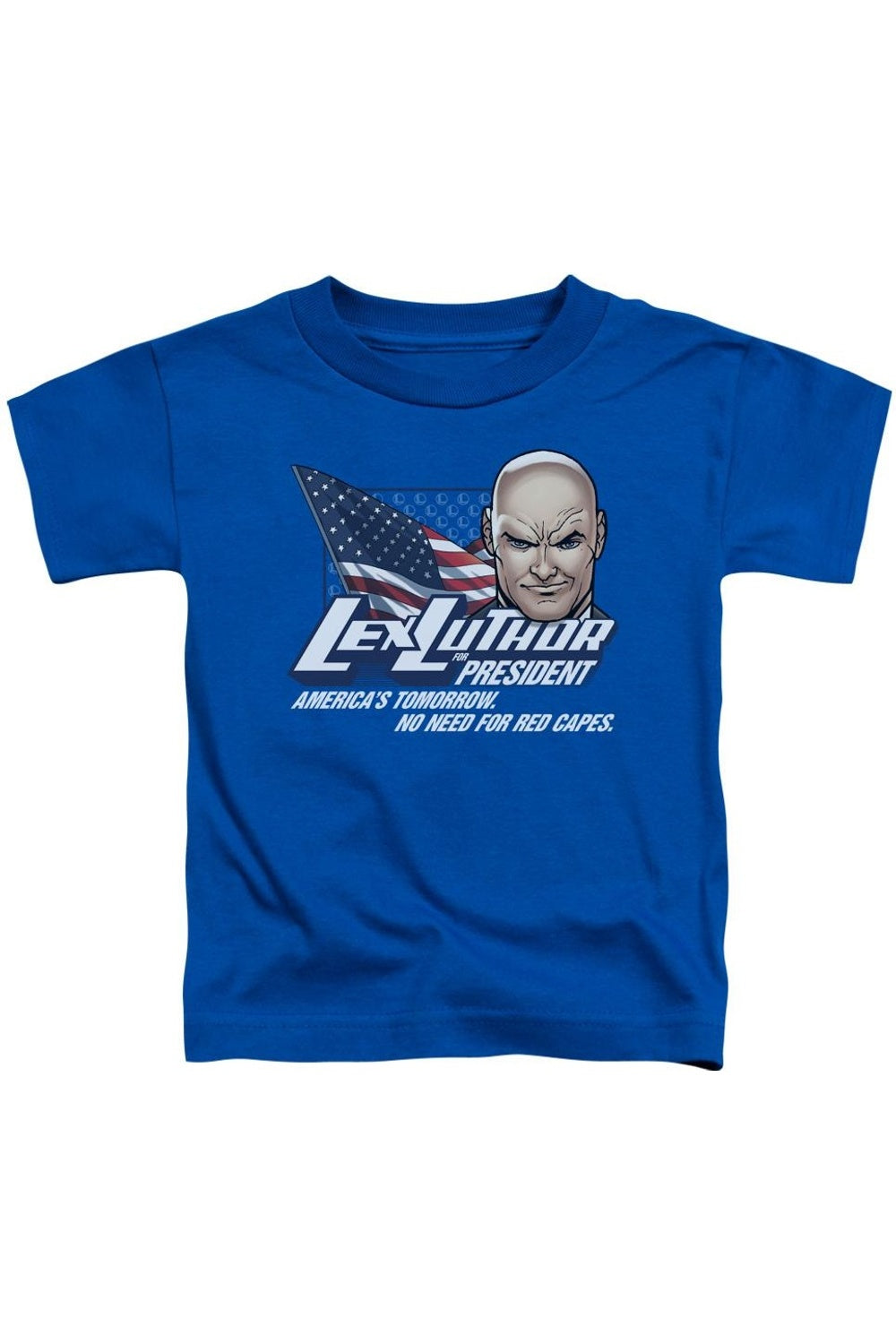 Футболка с коротким рукавом для малышей "Superman Lex For President" Gildan, синий 
Футболка с коротким рукавом для малышей "Superman Lex For President" Gildan, синий