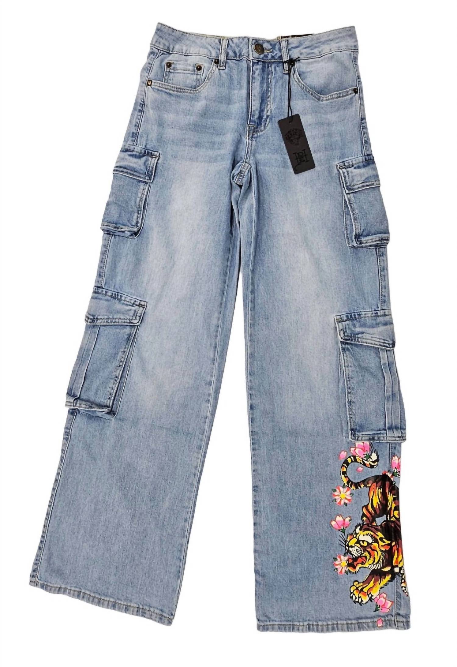 Женские джинсы-карго Tiger Flowers в ретро-светлом цвете Ed Hardy, цвет retro light
Женские джинсы-карго Tiger Flowers в ретро-светлом цвете Ed Hardy, цвет retro light