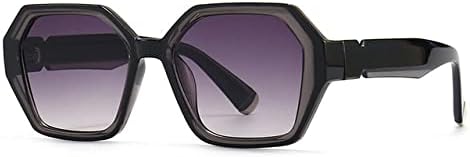 Ретро-многоугольные разноцветные солнцезащитные очки для женщин, солнцезащитные очки с защитой от УФ-излучения UV400 для мужчин, градиентные солнцезащитные очки MTZJH, Gray
Ретро-многоугольные разноцветные солнцезащитные очки для женщин, солнцезащитные очки с защитой от УФ-излучения UV400 для мужчин, градиентные солнцезащитные очки MTZJH, Gray