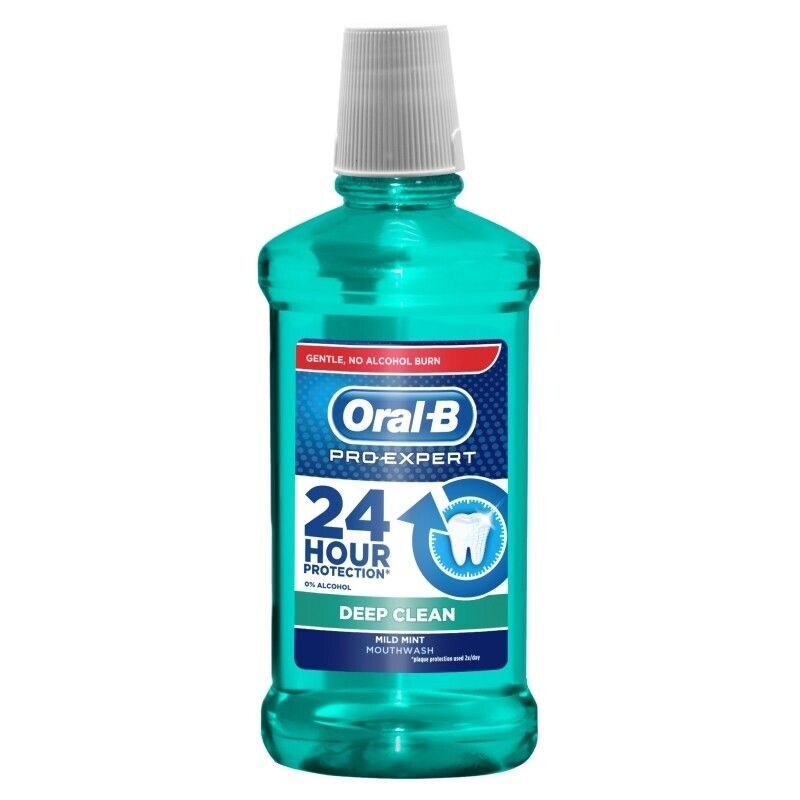 Oral-B Pro-Expert Deep Clean жидкость для полоскания рта, 500 ml
Oral-B Pro-Expert Deep Clean жидкость для полоскания рта, 500 ml