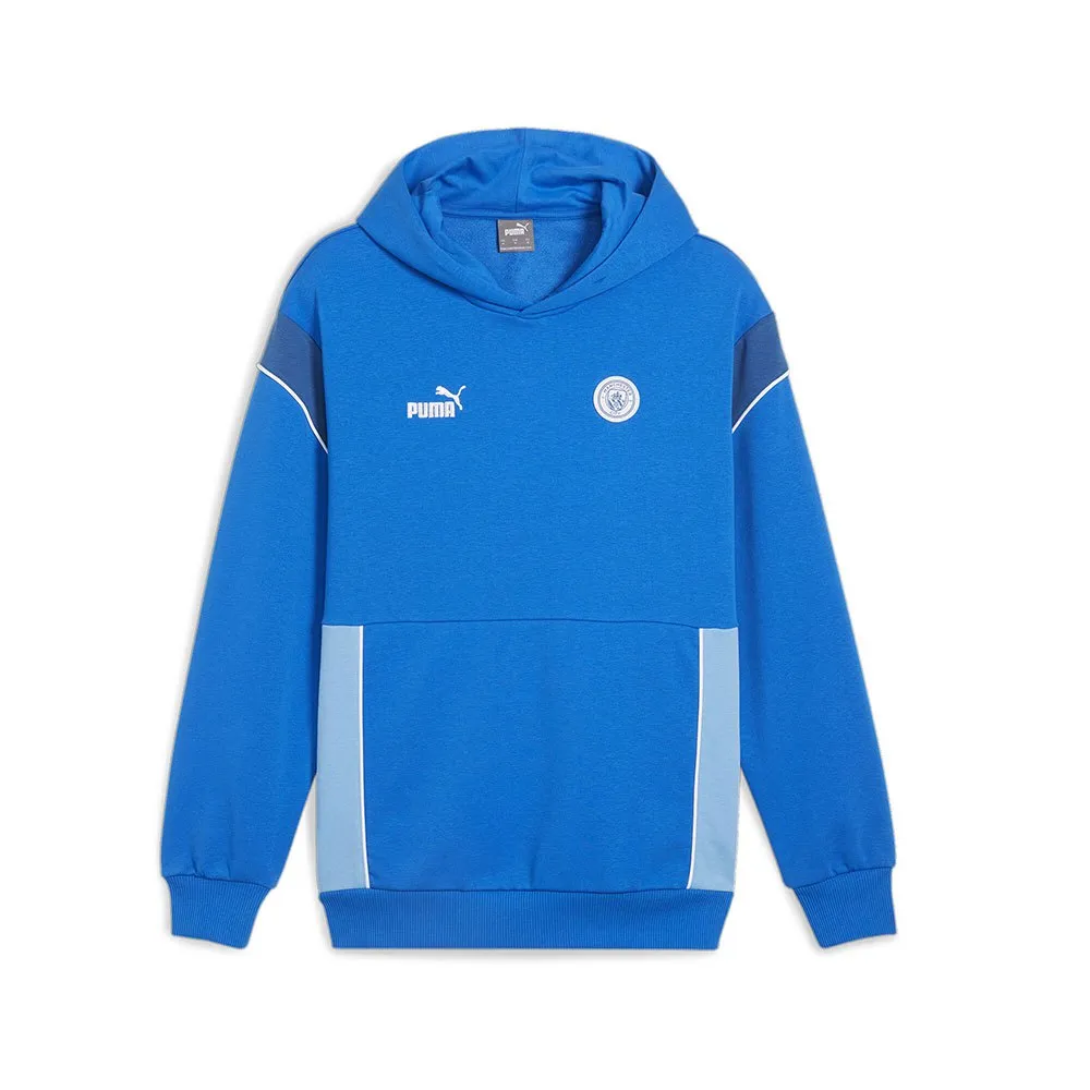 Толстовка Puma Manchester City Football Archive full zip, синий 
Толстовка Puma Manchester City Football Archive full zip, синий