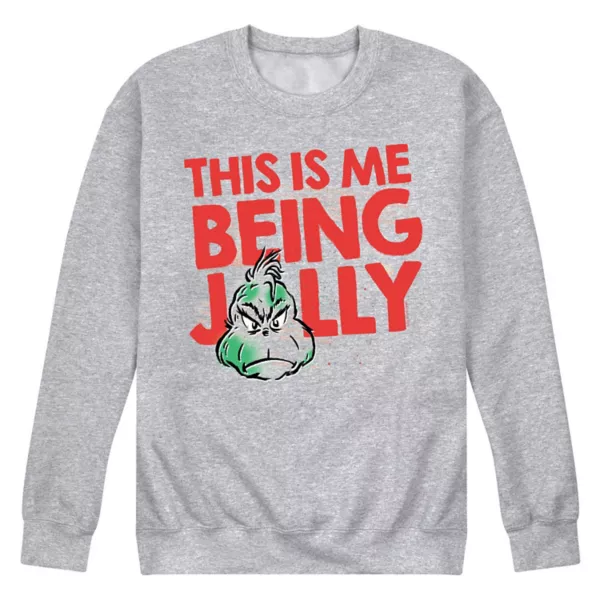 Мужская толстовка из флиса "Доктор Сьюз: Гринч — вот я такой веселый" Licensed Character, серый
Мужская толстовка из флиса "Доктор Сьюз: Гринч — вот я такой веселый" Licensed Character, серый