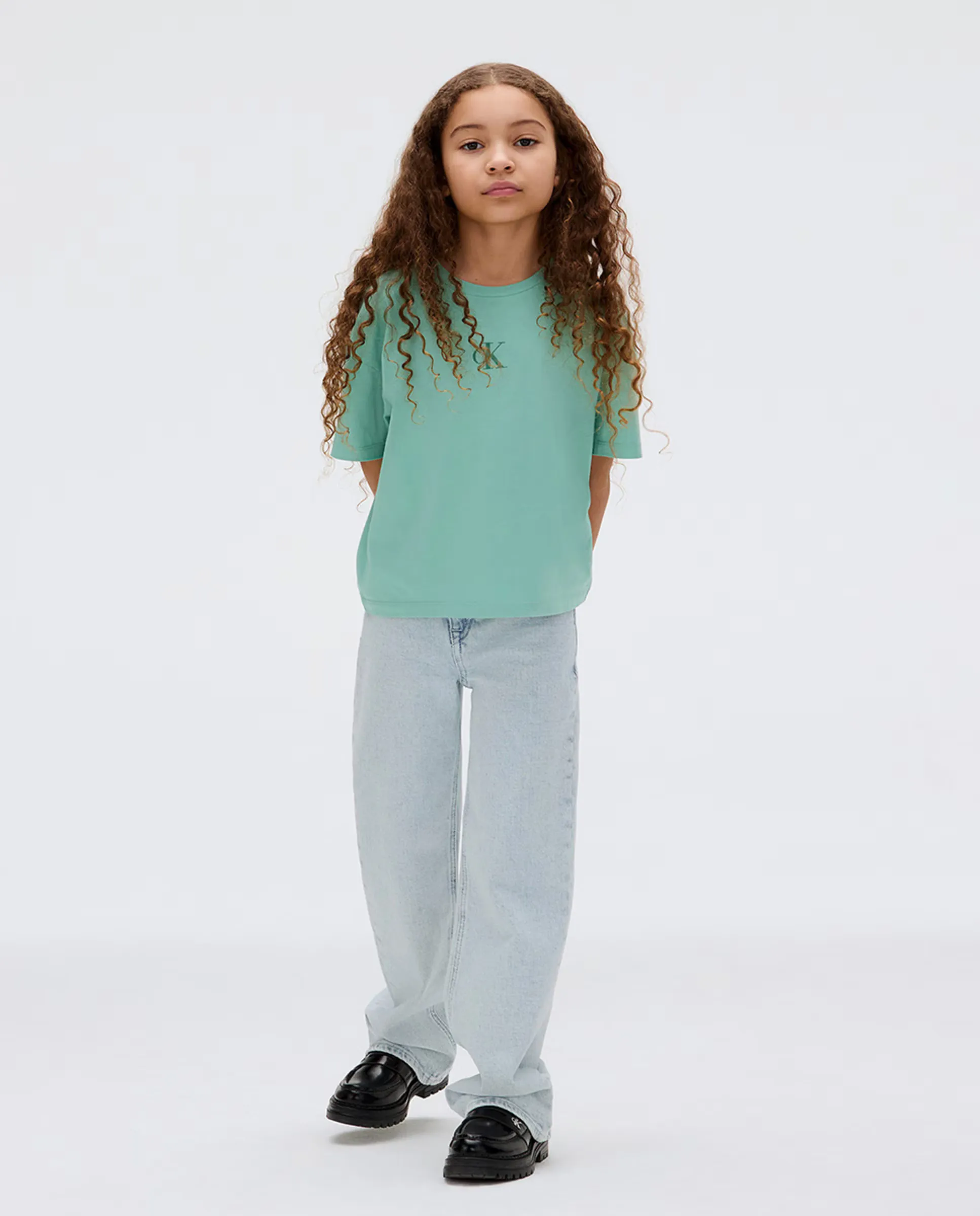 Детская футболка свободного кроя Calvin Klein, зеленый
Детская футболка свободного кроя Calvin Klein, зеленый