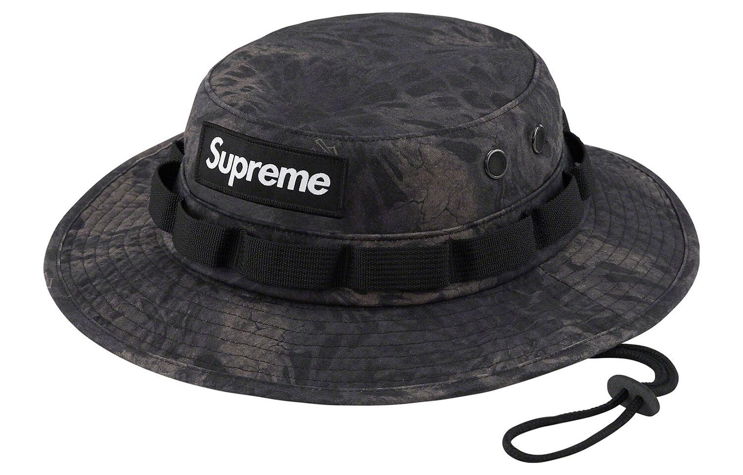 Панама в стиле милитари Supreme унисекс, Black
Панама в стиле милитари Supreme унисекс, Black