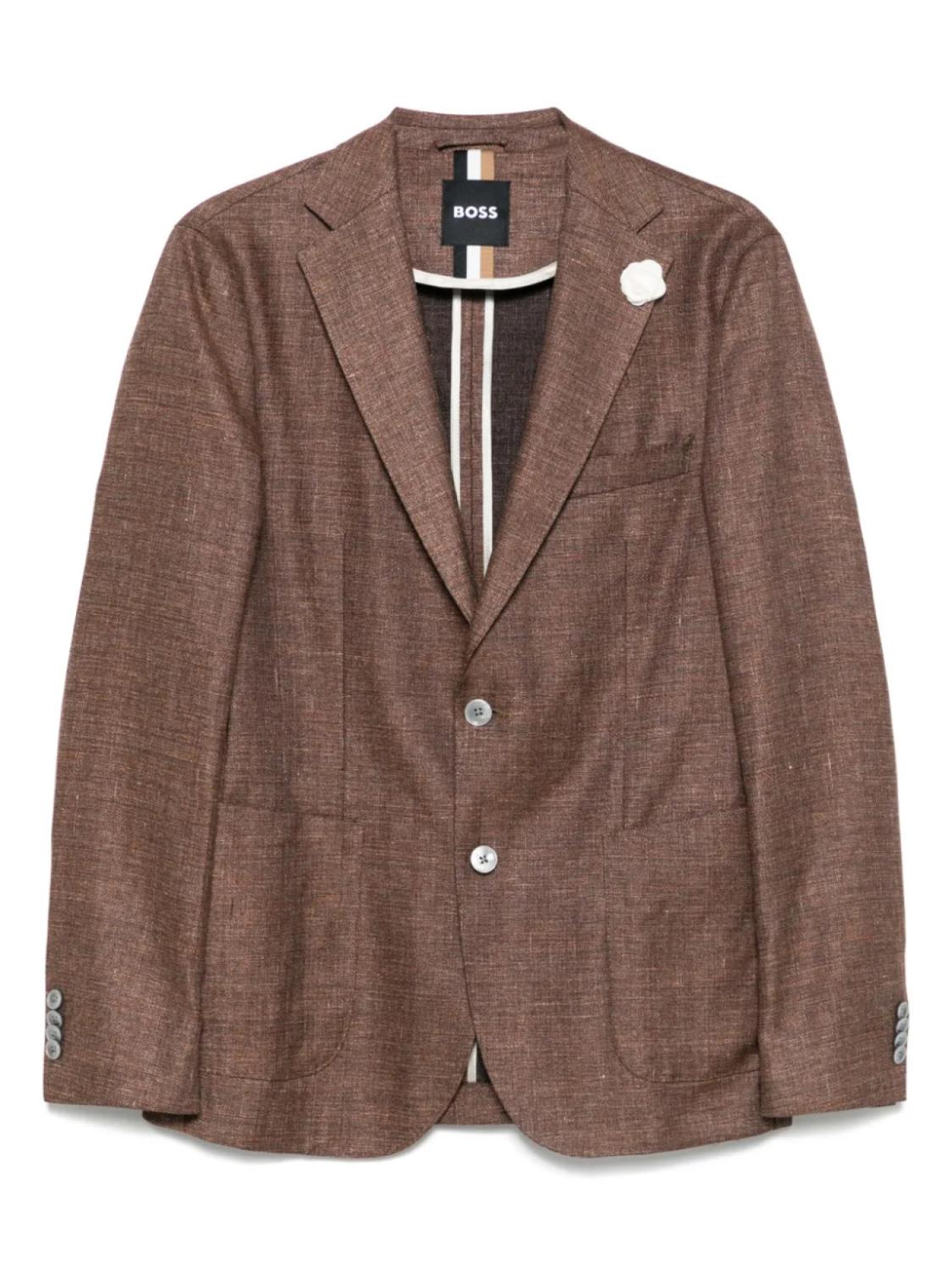 Блейзер BOSS Hanry, коричневый
Блейзер BOSS Hanry, коричневый