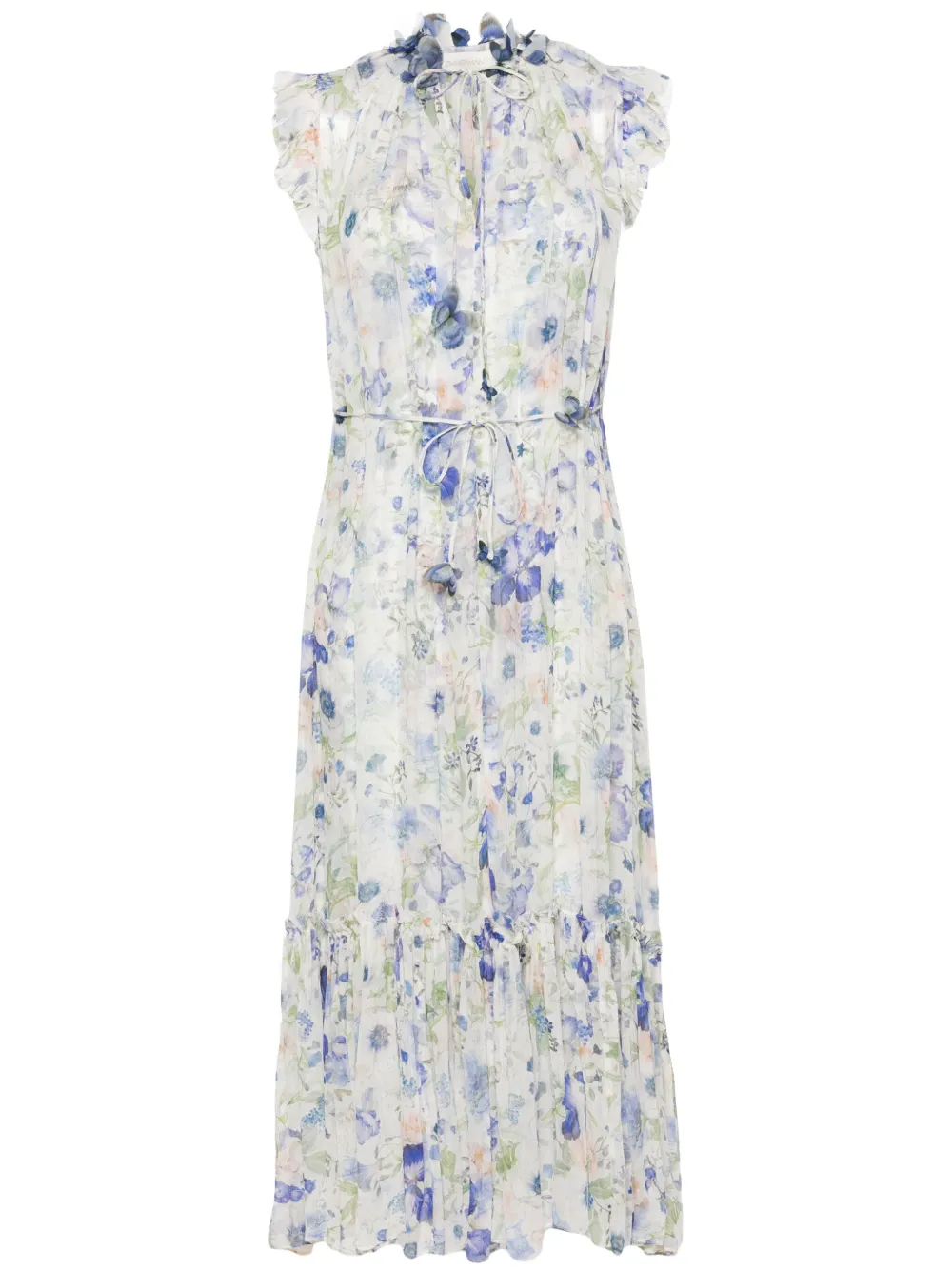 Расклешенное платье макси с принтом Garden ZIMMERMANN, синий
Расклешенное платье макси с принтом Garden ZIMMERMANN, синий