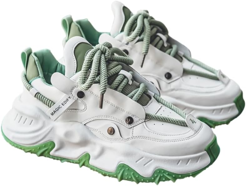 Мужские модные кроссовки - всесезонные беговые туфли с толстой подошвой и легким комфортом Hoalox, зеленый
Мужские модные кроссовки - всесезонные беговые туфли с толстой подошвой и легким комфортом Hoalox, зеленый