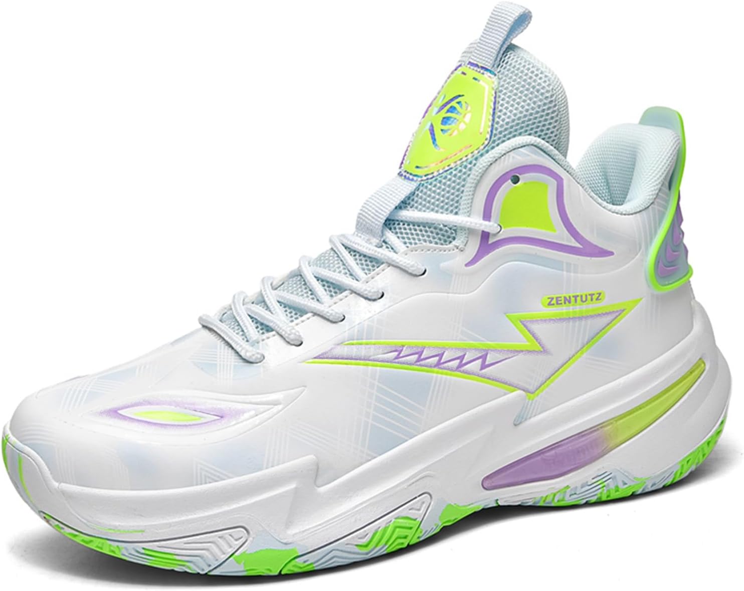 Мужские модные спортивные туфли с круглым носком и шнуровкой из кожи, на толстой подошве, легкие, противоскользящие, амортизирующие и удобные баскетбольные кроссовки, подходящие для университета, соревнований и стадионов Qaoterod, белый
Мужские модные спортивные туфли с круглым носком и шнуровкой из кожи, на толстой подошве, легкие, противоскользящие, амортизирующие и удобные баскетбольные кроссовки, подходящие для университета, соревнований и стадионов Qaoterod, белый