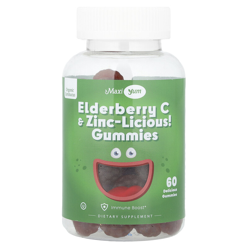 Maxi Health, Бузина С и цинк-Licious! Жевательные мармеладки`` 60 жевательных таблеток
Maxi Health, Бузина С и цинк-Licious! Жевательные мармеладки`` 60 жевательных таблеток