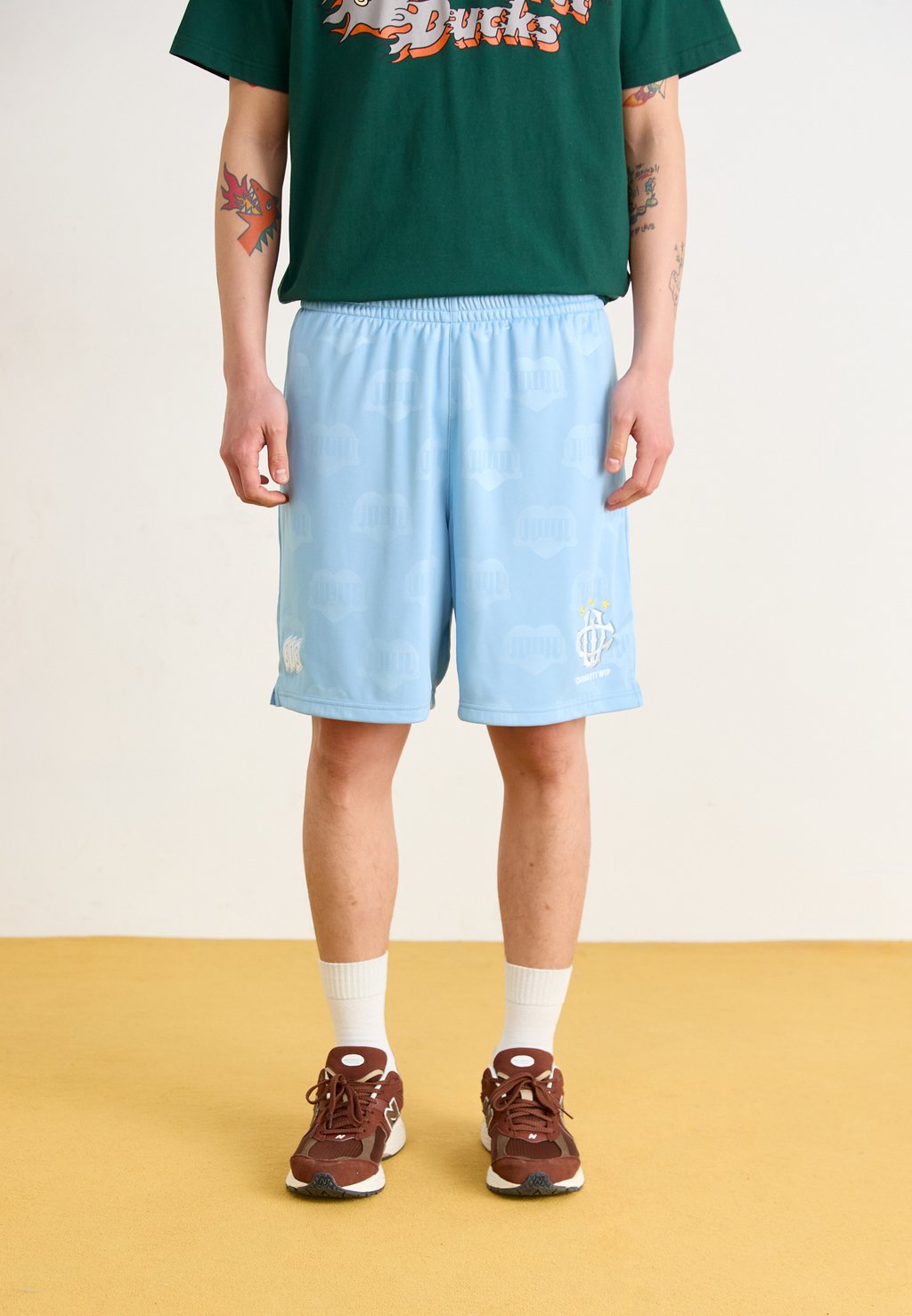 Шорты HARTTS FOOTBALL - Tracksuit bottoms Carhartt WIP, синий 
Шорты HARTTS FOOTBALL - Tracksuit bottoms Carhartt WIP, синий