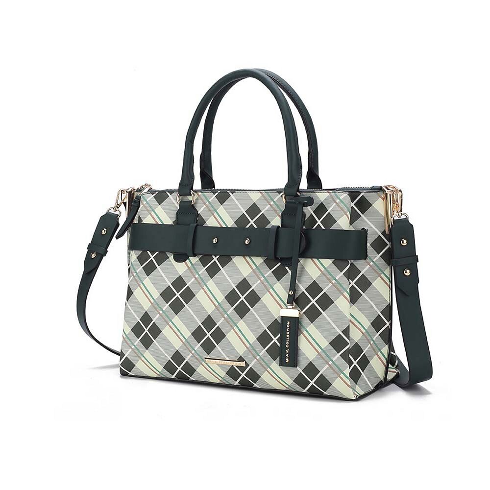 Коллекция MKF Женская сумка-саквояж Vivian из веганской кожи с клетчатым узором от Mia K MKF Collection, цвет Olive, Хаки, Коллекция MKF Женская сумка-саквояж Vivian из веганской кожи с клетчатым узором от Mia K MKF Collection, цвет Olive 
Коллекция MKF Женская сумка-саквояж Vivian из веганской кожи с клетчатым узором от Mia K MKF Collection, цвет Olive, Хаки, Коллекция MKF Женская сумка-саквояж Vivian из веганской кожи с клетчатым узором от Mia K MKF Collection, цвет Olive