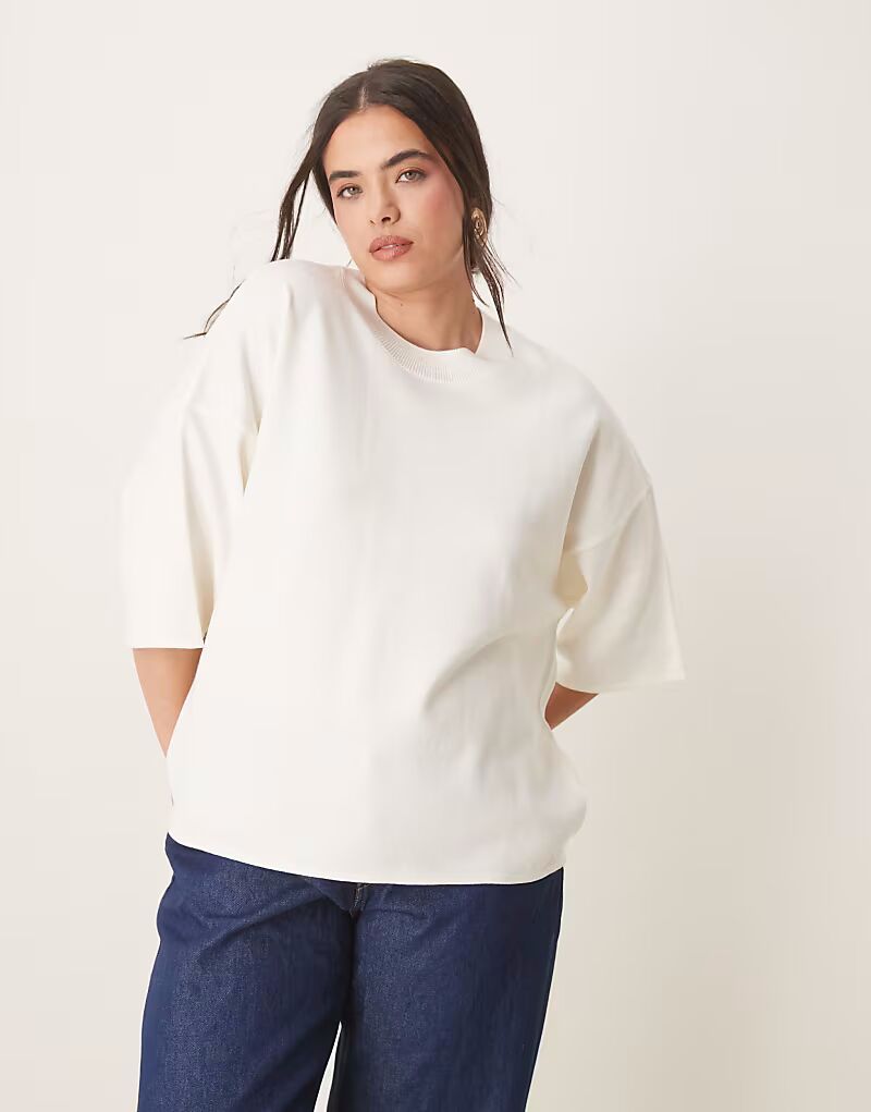 Футболка ASOS DESIGN Curve трикотажная структурированная кремового цвета ASOS Curve
Футболка ASOS DESIGN Curve трикотажная структурированная кремового цвета ASOS Curve