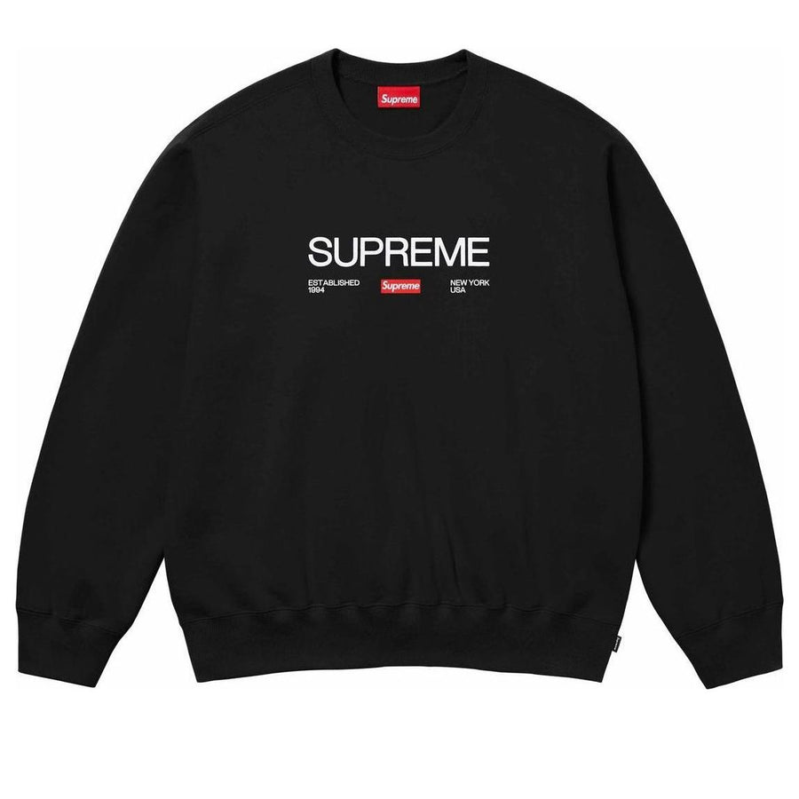 Свитер Supreme Established Crewneck 'Black White', черный
Свитер Supreme Established Crewneck 'Black White', черный