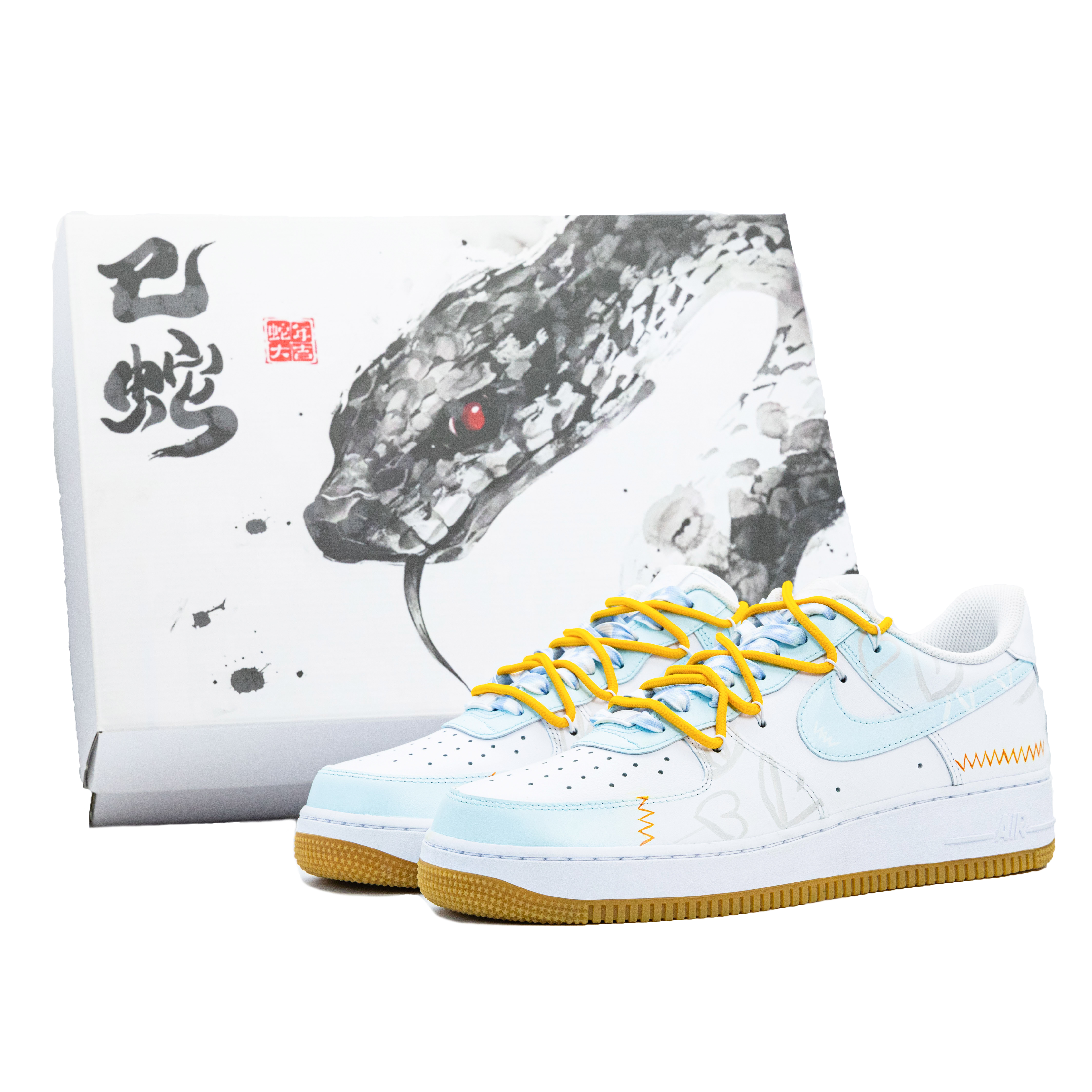 Nike Кроссовки Air Force 1 Orange Wave New Trend, в комплекте коробка, противоскользящие, износостойкие, низкие, для скейтбординга, мужские, белые, синие
Nike Кроссовки Air Force 1 Orange Wave New Trend, в комплекте коробка, противоскользящие, износостойкие, низкие, для скейтбординга, мужские, белые, синие