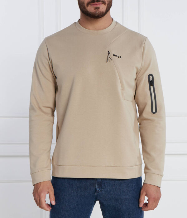 Свитшот мужской Boss Green Salbiq с внутренними карманами, бежевый
Свитшот мужской Boss Green Salbiq с внутренними карманами, бежевый