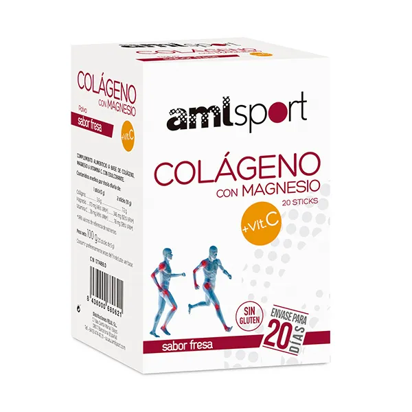 Коллагеновые палочки Colágeno Magnesio + Vit C Sabor Fresa Ana Maria La Justicia, 20 UD
Коллагеновые палочки Colágeno Magnesio + Vit C Sabor Fresa Ana Maria La Justicia, 20 UD