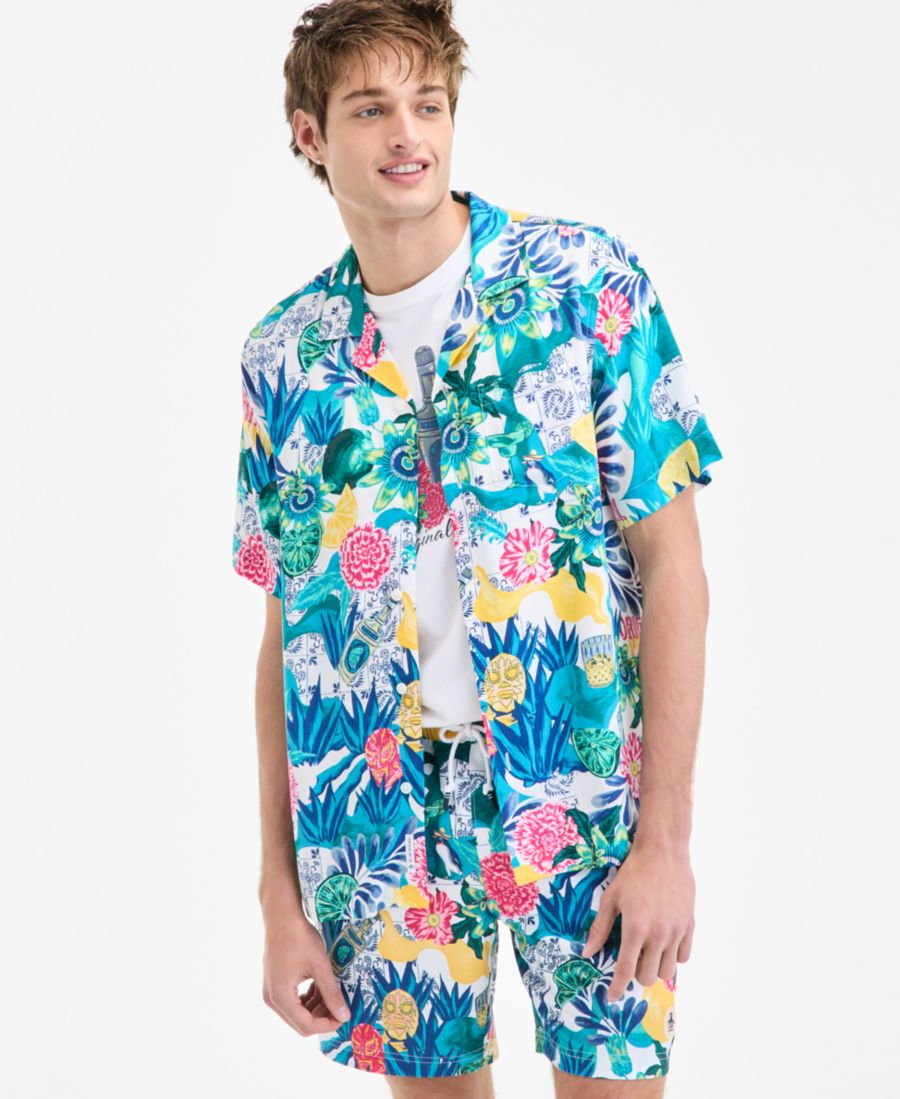 Мужская рубашка с цветочным принтом Original Penguin, Bright White
Мужская рубашка с цветочным принтом Original Penguin, Bright White