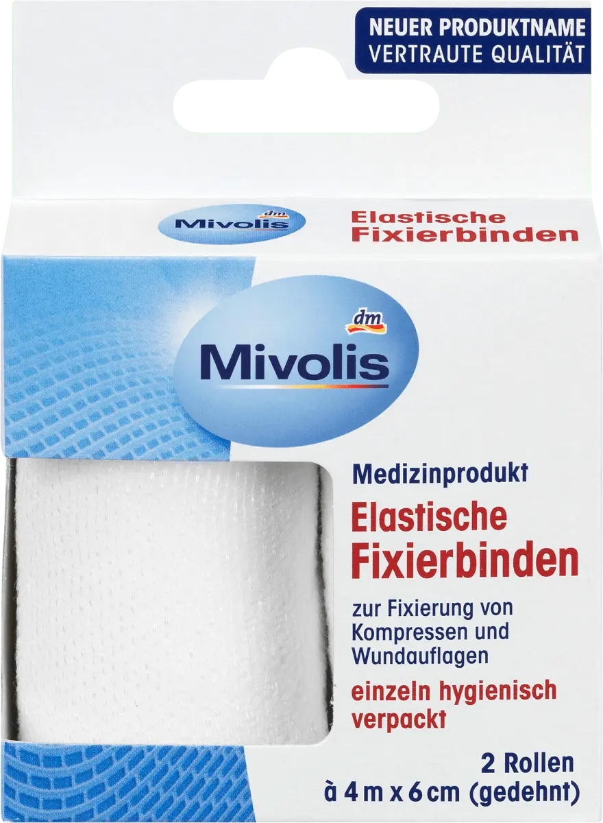 Бинты эластичные фиксирующие 6 см х 4 м (растянутые) 2 рулона 8 м. Mivolis
Бинты эластичные фиксирующие 6 см х 4 м (растянутые) 2 рулона 8 м. Mivolis