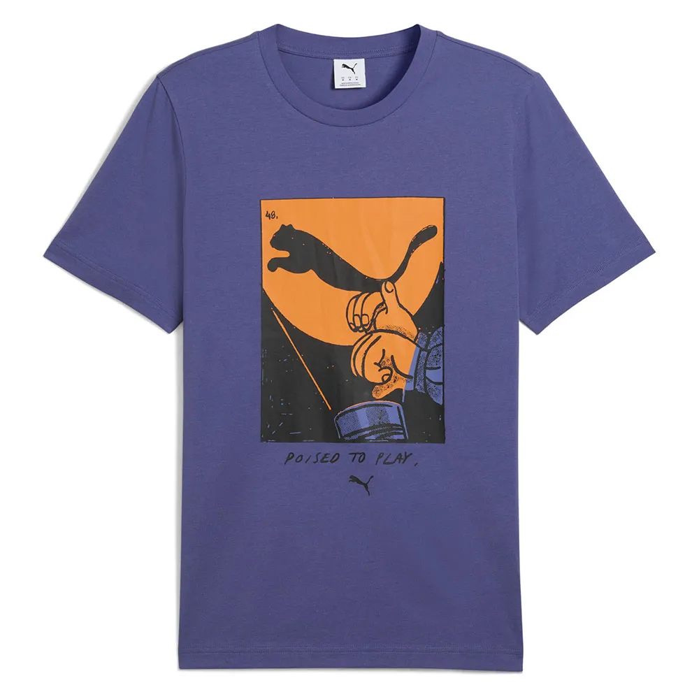 Футболка с коротким рукавом Puma Shadow Play, синий 
Футболка с коротким рукавом Puma Shadow Play, синий