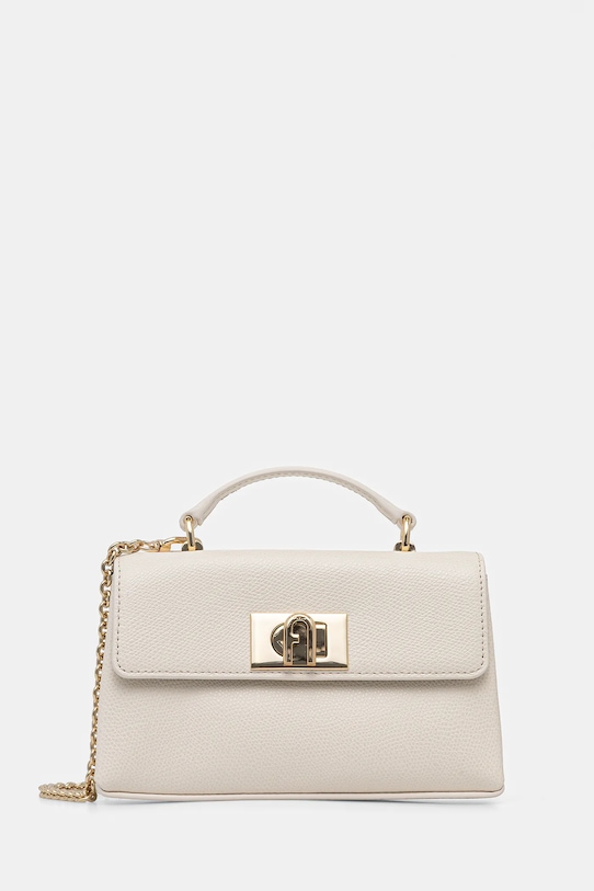 Кожаная сумка Furla, бежевый
Кожаная сумка Furla, бежевый