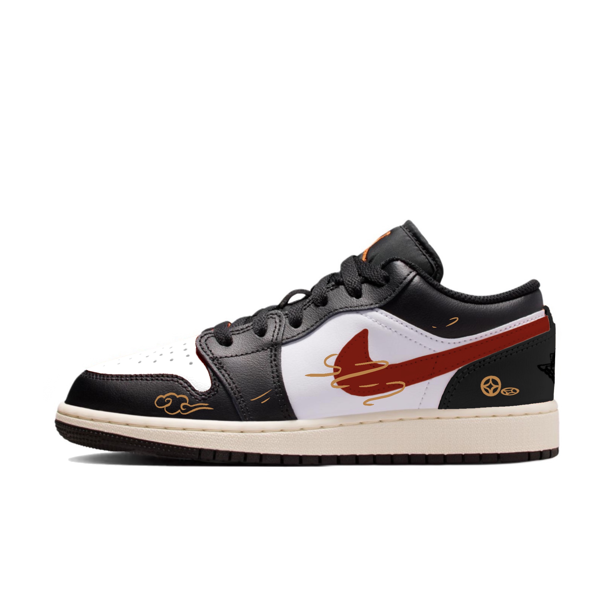 Jordan Air 1 Fiery Cloud Pattern Abrasion Resistant Low top Vintage Basketball Shoes Unisex черный красный
Jordan Air 1 Fiery Cloud Pattern Abrasion Resistant Low top Vintage Basketball Shoes Unisex черный красный