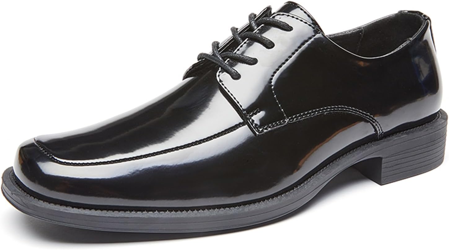 Мужские классические туфли-оксфорды с квадратным носком из лакированной кожи, на шнуровке, с массивным каблуком, нескользящие, для деловых встреч, свадеб и официальных мероприятий Nxnbhsl, черный
Мужские классические туфли-оксфорды с квадратным носком из лакированной кожи, на шнуровке, с массивным каблуком, нескользящие, для деловых встреч, свадеб и официальных мероприятий Nxnbhsl, черный