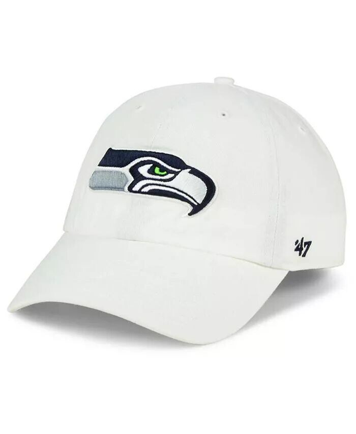 Кепка с ремешком Seattle Seahawks CLEAN UP '47 Brand, белый
Кепка с ремешком Seattle Seahawks CLEAN UP '47 Brand, белый