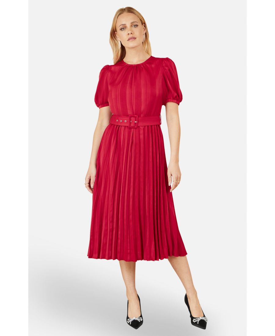 Женское полосатое атласное платье миди со стильным поясом для вечеринки Yumi, Red
Женское полосатое атласное платье миди со стильным поясом для вечеринки Yumi, Red