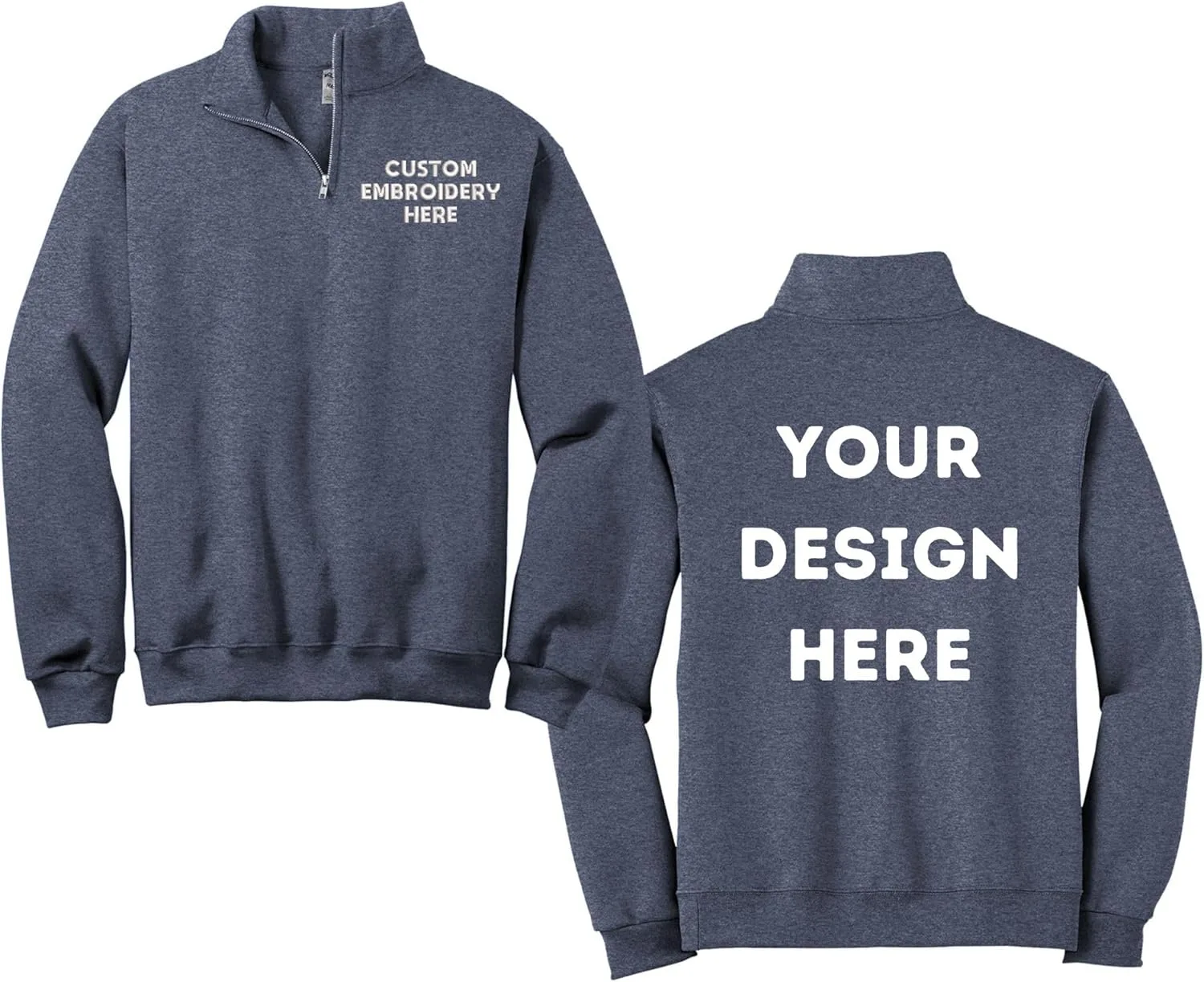 Кастомизированный свитшот Quarter Zip Pullover, дизайн спереди и сзади, 995M LOGO IMPRESSION
Кастомизированный свитшот Quarter Zip Pullover, дизайн спереди и сзади, 995M LOGO IMPRESSION