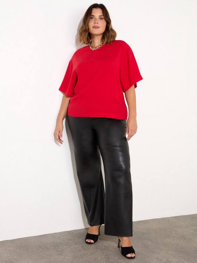 Брюки из искусственной кожи с эластичной талией Live Unlimited, черный
Брюки из искусственной кожи с эластичной талией Live Unlimited, черный