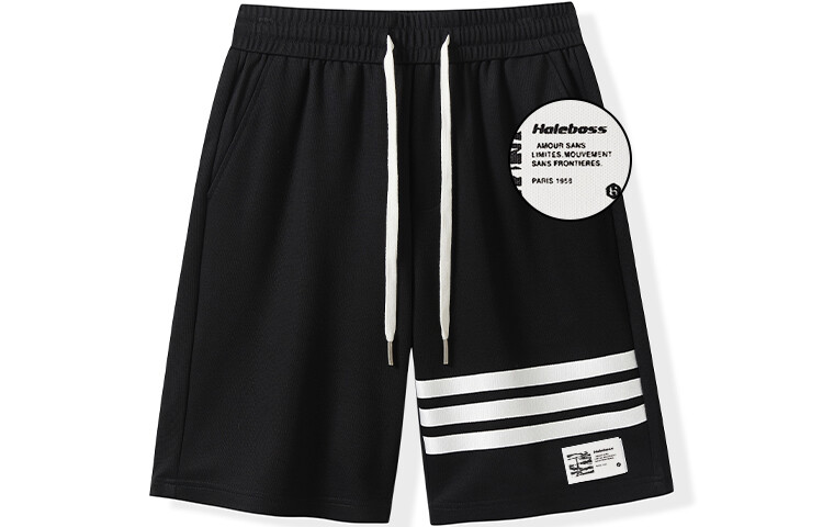 HALEBOSS Мужские повседневные шорты, Черный
HALEBOSS Мужские повседневные шорты, Черный