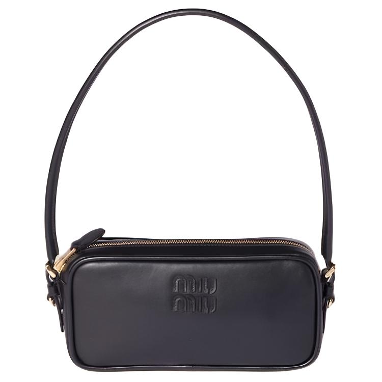 MIU MIU Женская сумка из телячьей кожи черная
MIU MIU Женская сумка из телячьей кожи черная