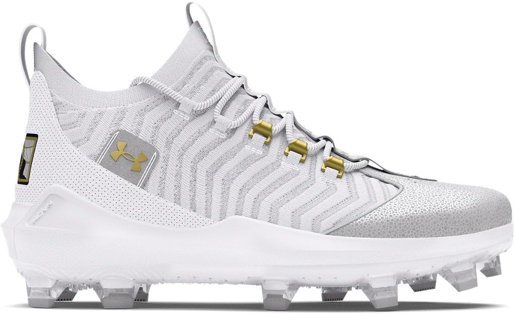 Under Armour Harper 9 Pro TPU - Men's (White/White/Metallic Gold), White-Metallic Gold
Under Armour Harper 9 Pro TPU - Men's (White/White/Metallic Gold), White-Metallic Gold