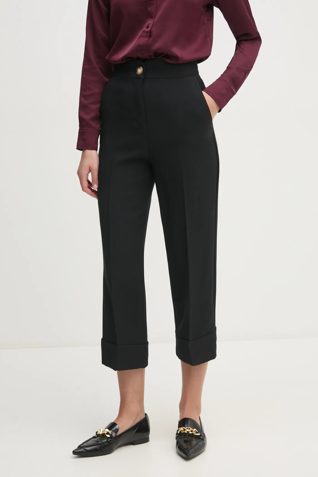 Брюки из смесовой шерсти United Colors of Benetton, черный
Брюки из смесовой шерсти United Colors of Benetton, черный