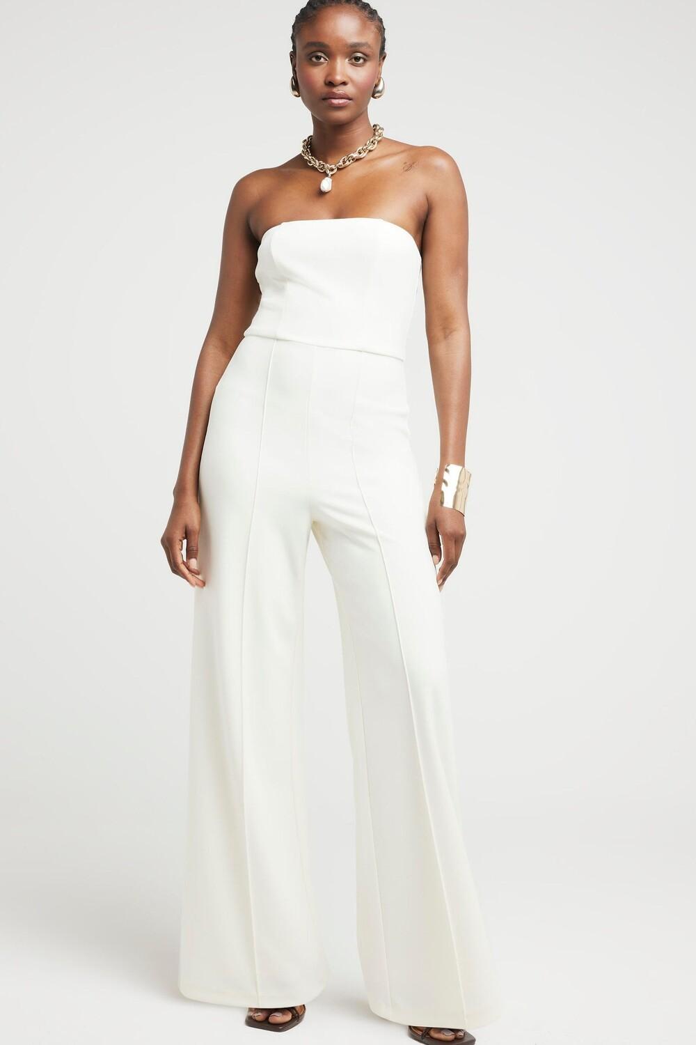 Комбинезон бандо с широкими штанинами River Island, бежевый
Комбинезон бандо с широкими штанинами River Island, бежевый