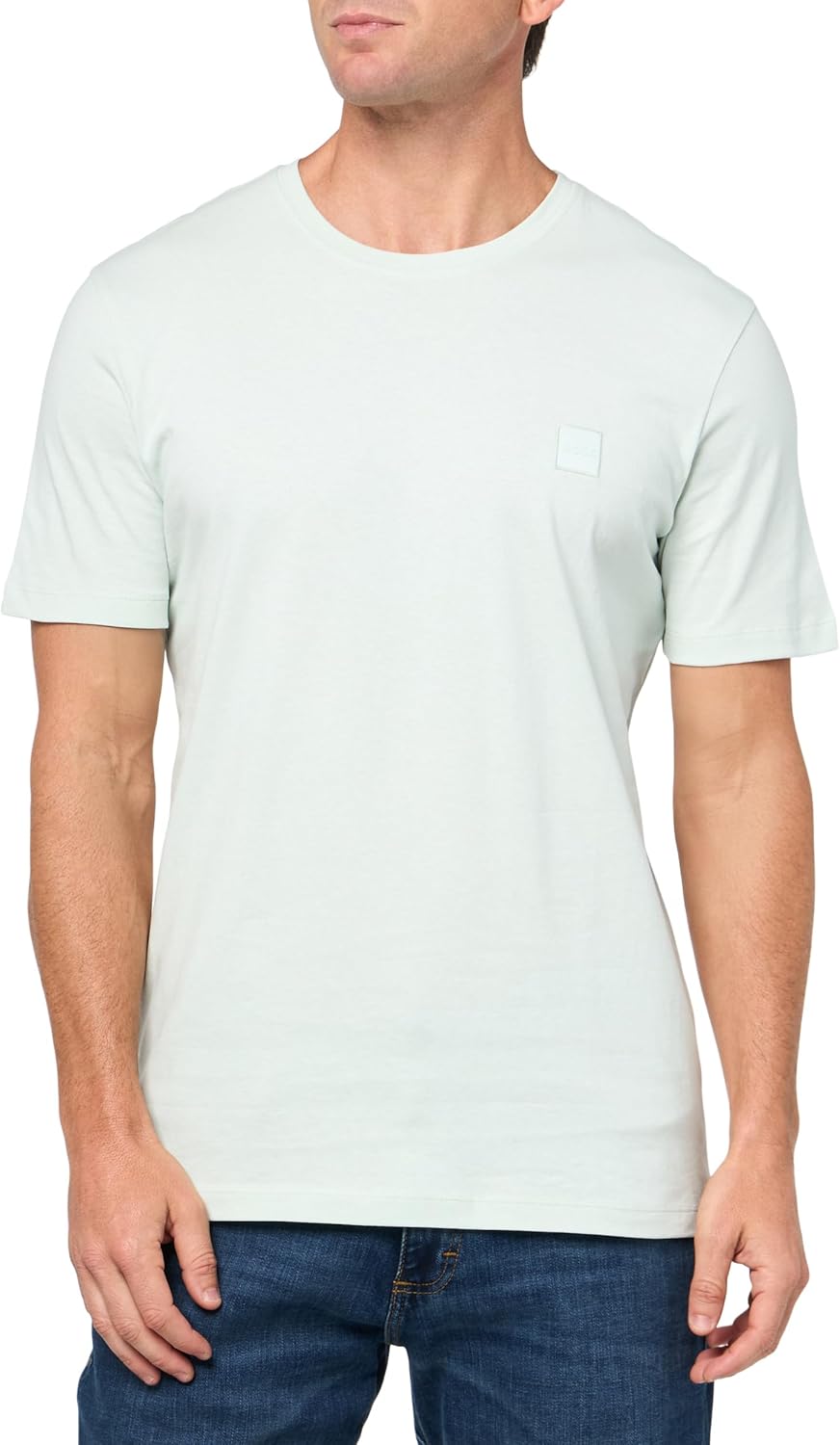 Мужская футболка BOSS с тональной тканой нашивкой-логотипом, Open Air Blue, Синий, Мужская футболка BOSS с тональной тканой нашивкой-логотипом, Open Air Blue
Мужская футболка BOSS с тональной тканой нашивкой-логотипом, Open Air Blue, Синий, Мужская футболка BOSS с тональной тканой нашивкой-логотипом, Open Air Blue