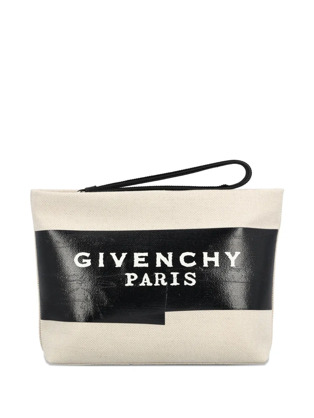 Клатч с фирменной лентой Givenchy, нейтральный
Клатч с фирменной лентой Givenchy, нейтральный